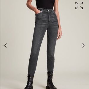 All saints PHOENIX ULTRA HIGH-RISE SKINNY SIZE ME JEANS